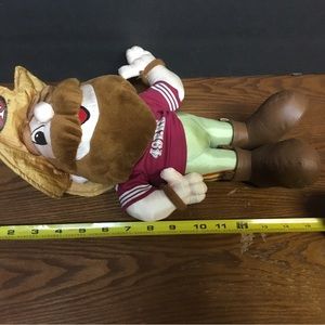 49ers! San Francisco 49ers Sourdough Sam 1996 NFL Kickoff Stuffins! Plush.